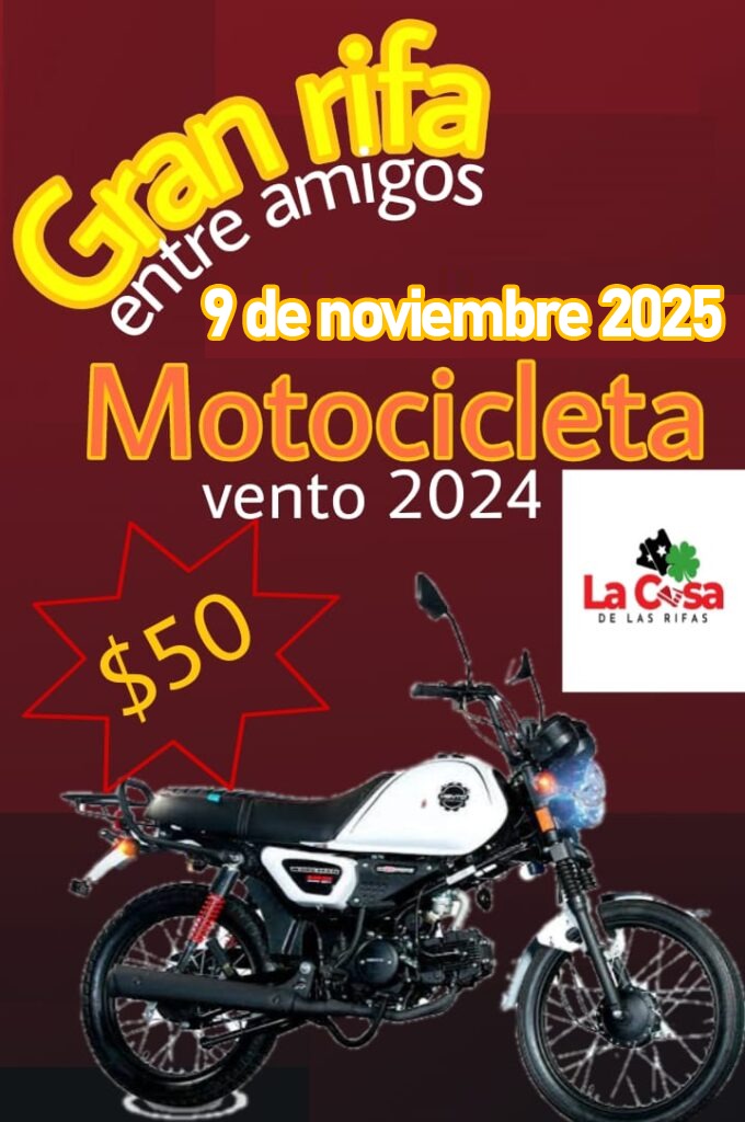 Gran Rifa de una Motocicleta en Uruapan Michoacán
